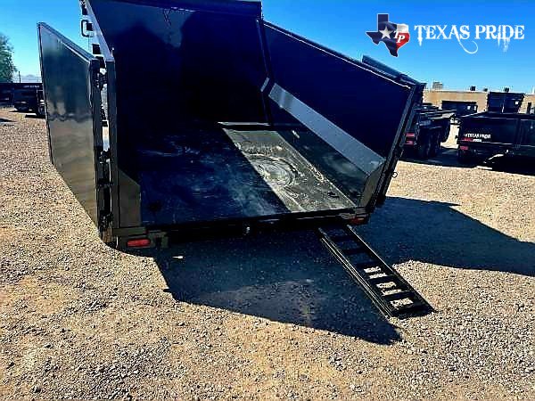 2026 Texas Pride 7x16x4 16k Bumper Pull Dump Trailer