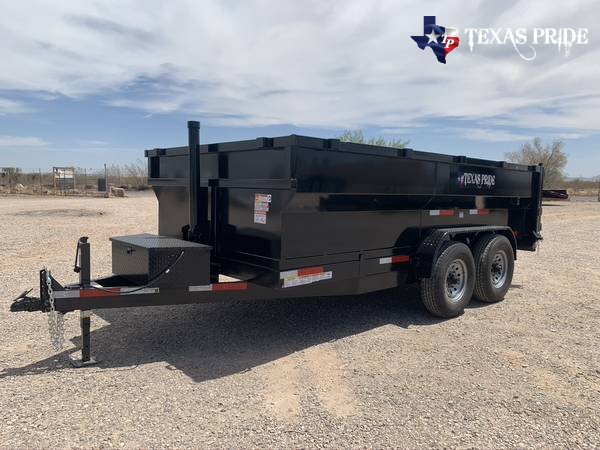 2025 Texas Pride 7X14X3 14K Bumper Pull Dump Trailer