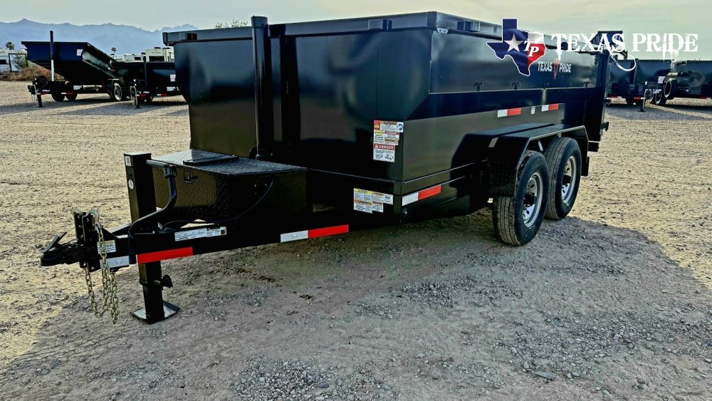 2026 Texas Pride 7X12X3 14K Bumper Pull Dump Trailer