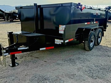 2026 Texas Pride 7X12X3 14K Bumper Pull Dump Trailer