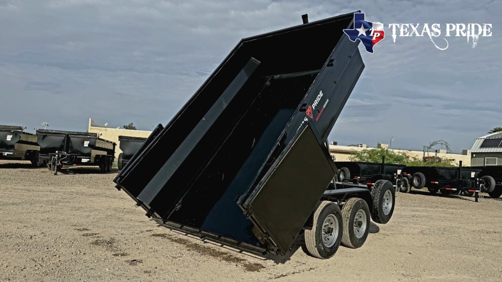 2026 Texas Pride 7X12X3 14K Bumper Pull Dump Trailer
