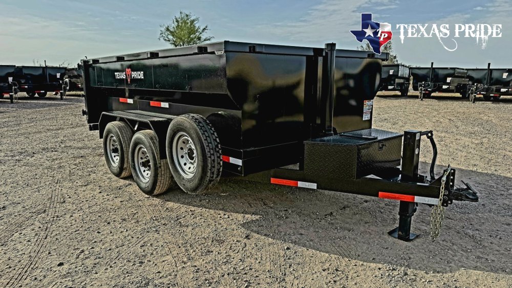 2026 Texas Pride 7X12X3 14K Bumper Pull Dump Trailer