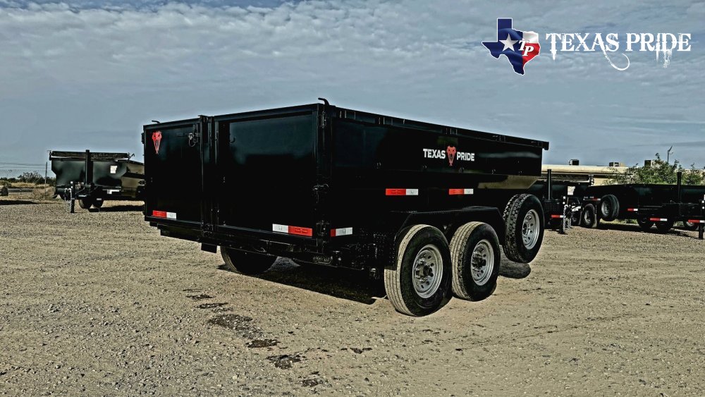 2026 Texas Pride 7X12X3 14K Bumper Pull Dump Trailer