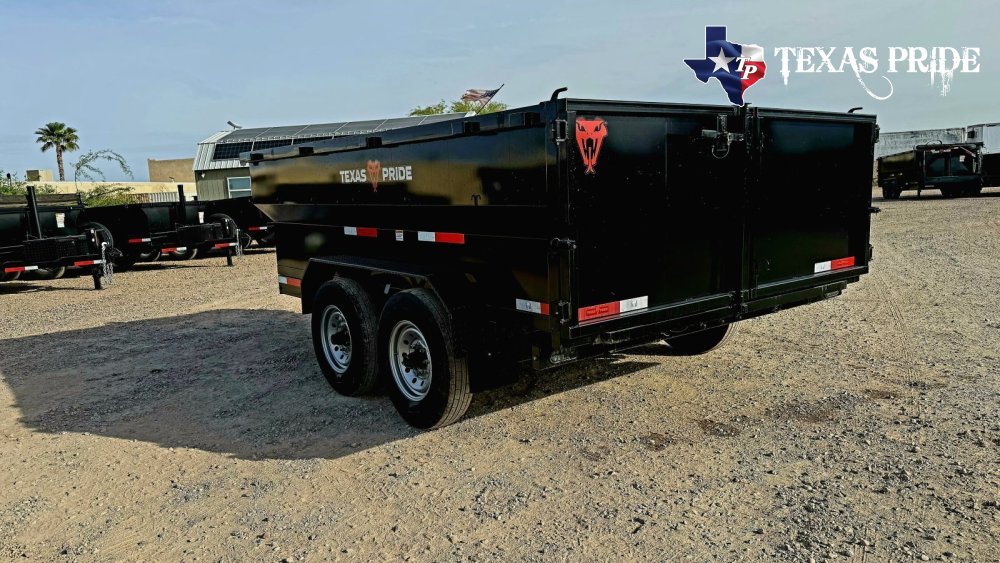 2026 Texas Pride 7X12X3 14K Bumper Pull Dump Trailer