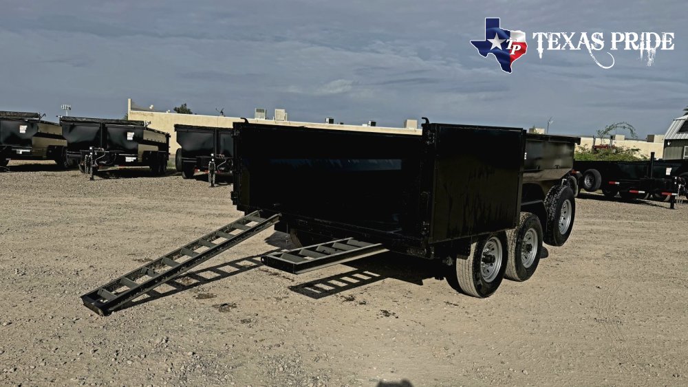 2026 Texas Pride 7X12X3 14K Bumper Pull Dump Trailer