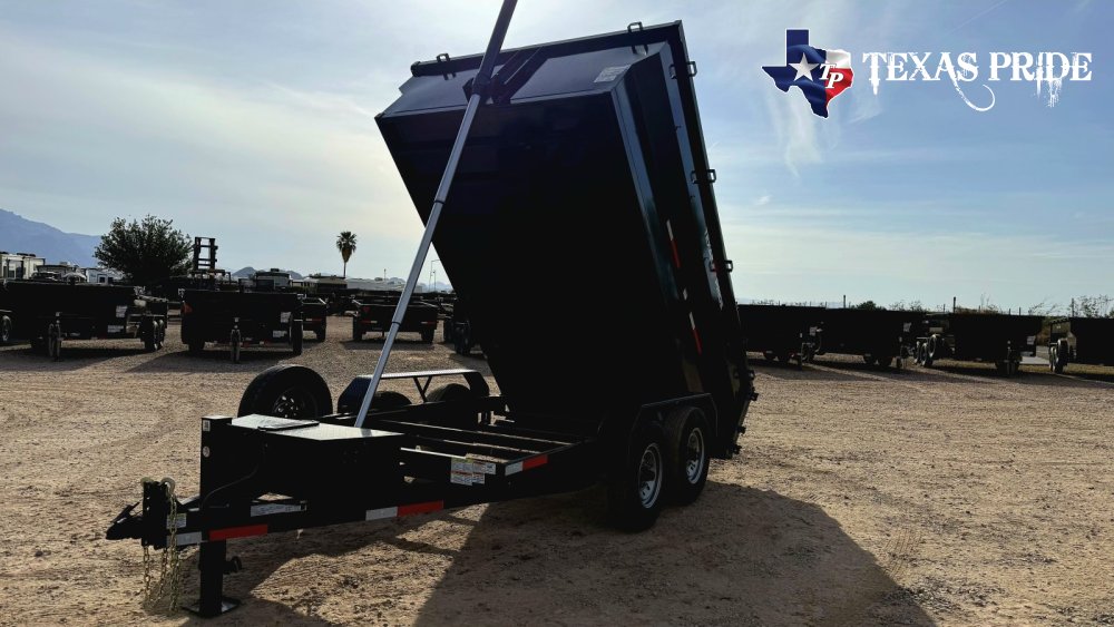 2026 Texas Pride 7X12X3 14K Bumper Pull Dump Trailer