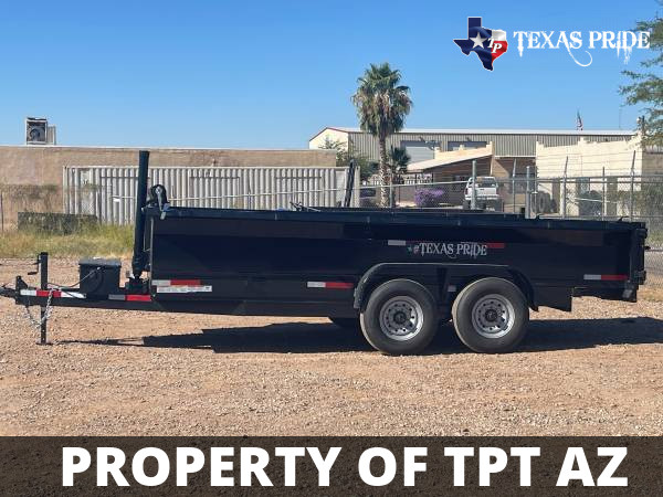 2023 Texas Pride Trailers 7x16x2 16K BP Dump TRAILER