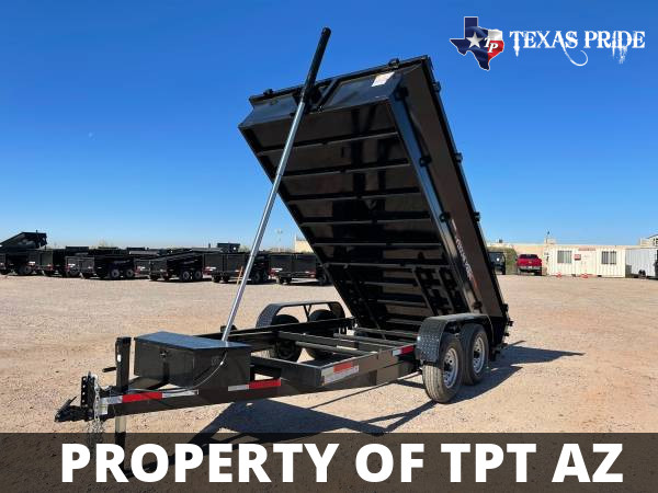 2023 Texas Pride Trailers 7x16x2 16K BP Dump TRAILER