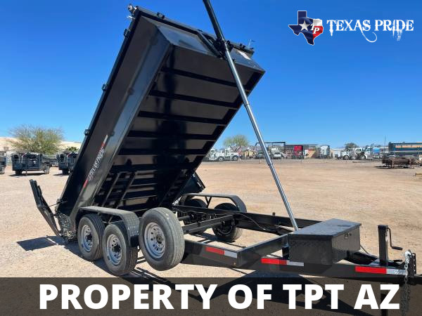 2023 Texas Pride Trailers 7x16x2 16K BP Dump TRAILER