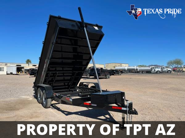 2023 Texas Pride Trailers 7x16x2 16K BP Dump TRAILER