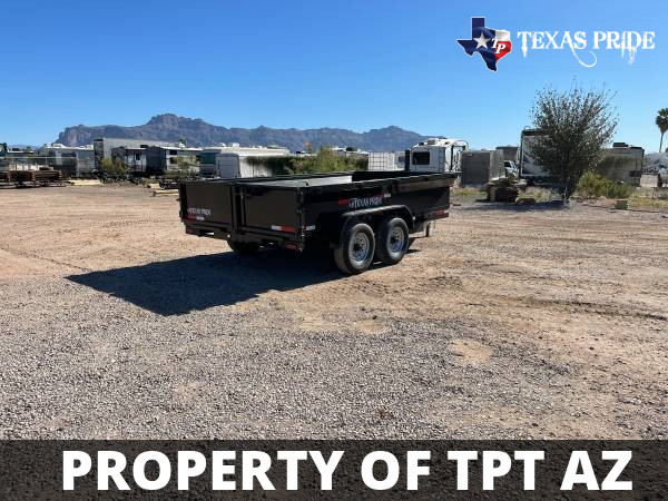 2023 Texas Pride Trailers 7x16x2 16K BP Dump TRAILER