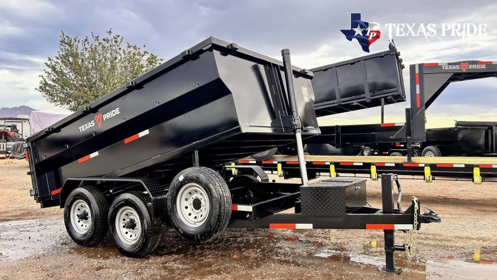 2026 Texas Pride 7X12X3 14K Bumper Pull Dump Trailer