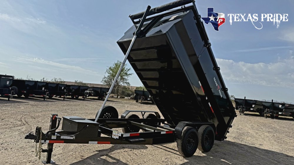 2026 Texas Pride 7x14x4 14k Bumper Pull Dump Trailer