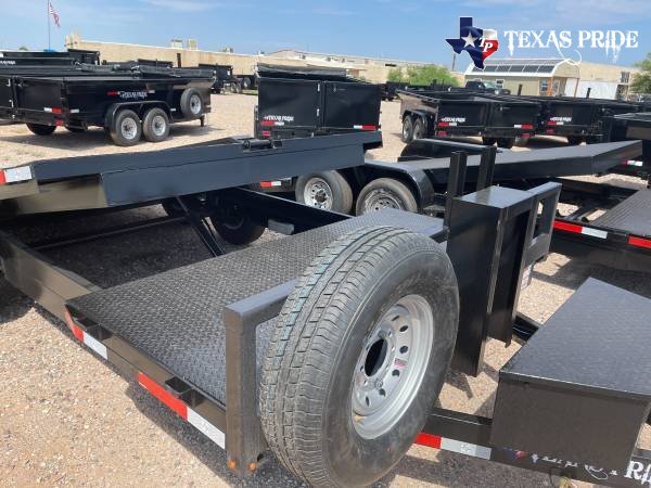 2025 Texas Pride 7x21 14k Equipment/ Tilt Bed Trailer