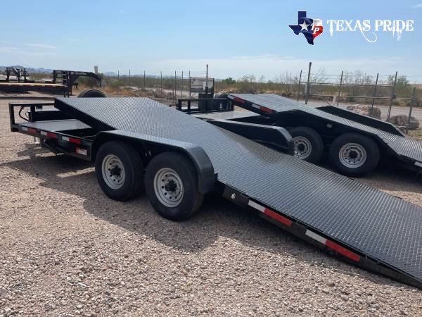 2025 Texas Pride 7x21 14k Equipment/ Tilt Bed Trailer