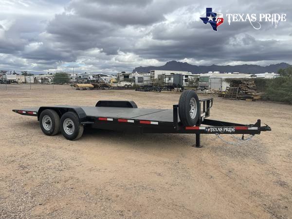 2025 Texas Pride 7x21 14k Equipment/ Tilt Bed Trailer