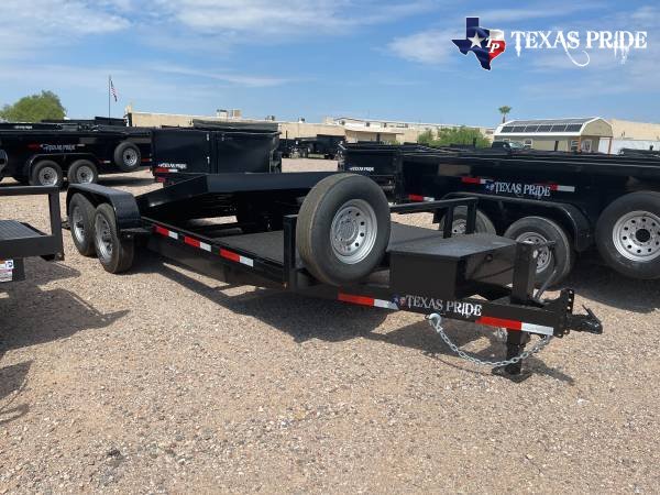 2025 Texas Pride 7x21 14k Equipment/ Tilt Bed Trailer