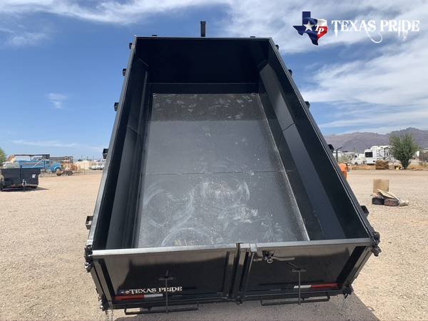 2025 Texas Pride 7X14X3 14K Bumper Pull Dump Trailer