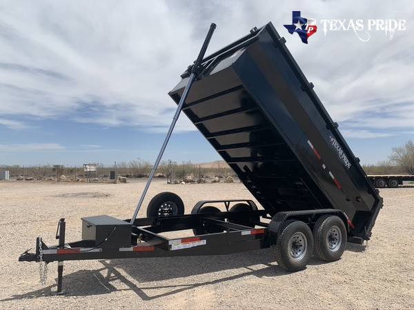 2025 Texas Pride 7X14X3 14K Bumper Pull Dump Trailer