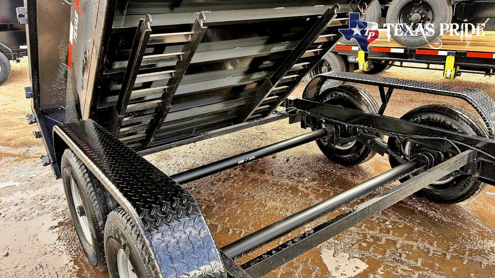 Texas Pride 7x14x2 16k Bumper Pull Dump Trailer