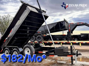 2026 Texas Pride 7X14X2 14K Bumper Pull Dump Trailer