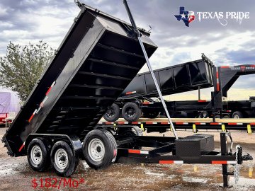 2026 Texas Pride 7X14X2 14K Bumper Pull Dump Trailer
