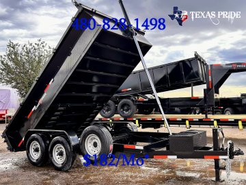 2026 Texas Pride 7X14X2 14K Bumper Pull Dump Trailer