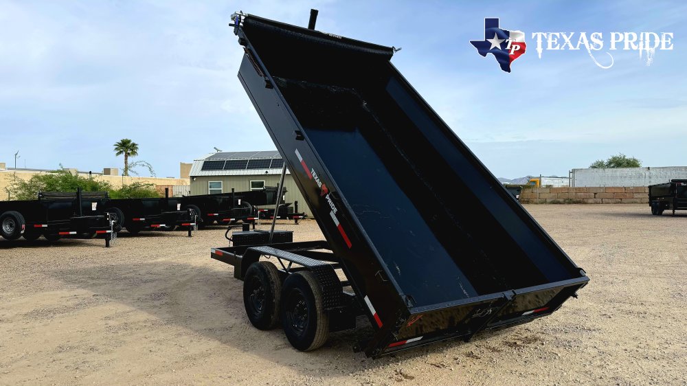 2026 Texas Pride 7X14X2 14K Bumper Pull Dump Trailer