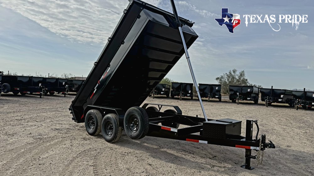 2026 Texas Pride 7X14X2 14K Bumper Pull Dump Trailer