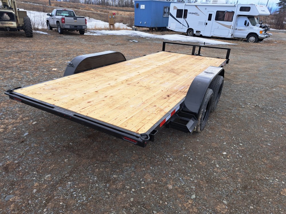 7x16 Workhorse Flatbed Car Hauler