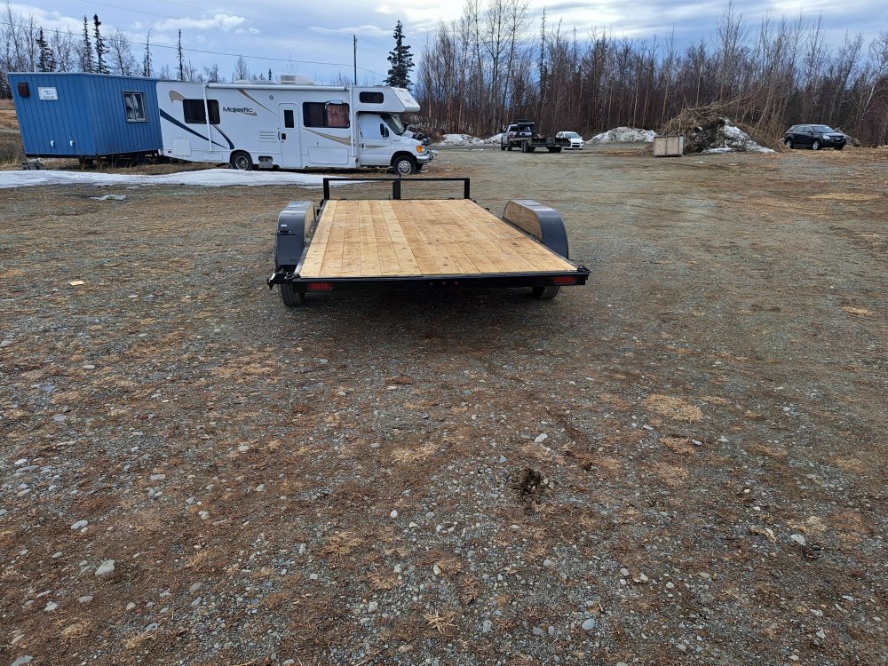 7x16 Workhorse Flatbed Car Hauler
