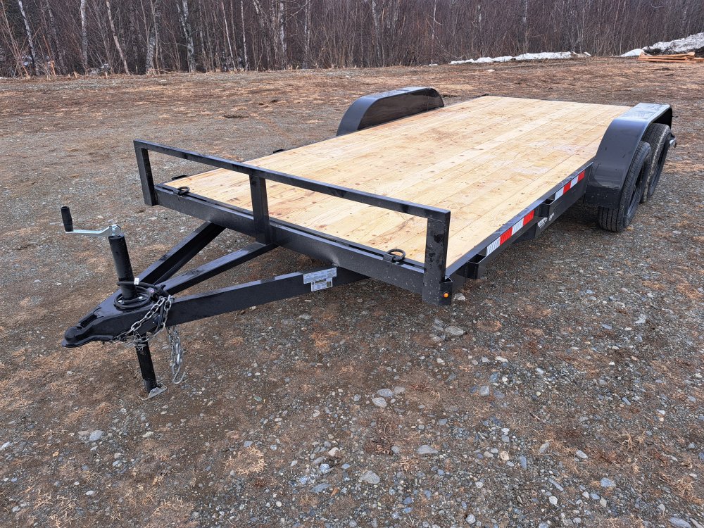 7x16 Workhorse Flatbed Car Hauler