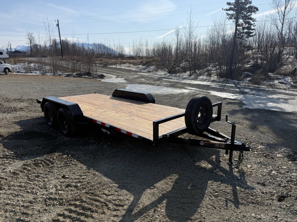 7x16 Workhorse Flatbed Car Hauler