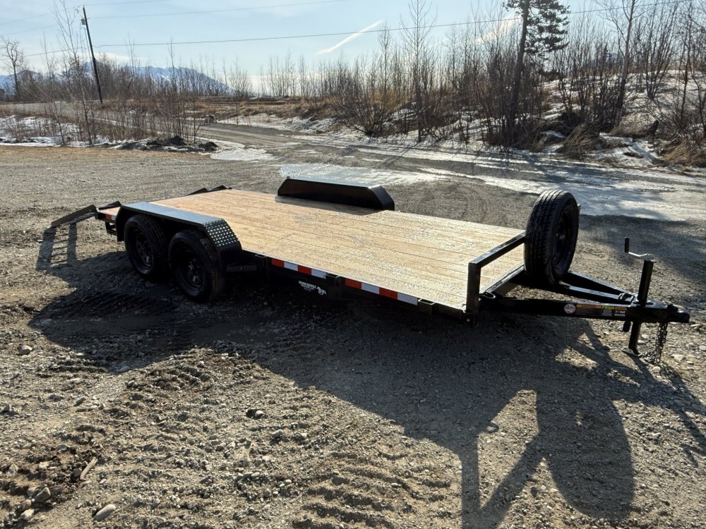 7x16 Workhorse Flatbed Car Hauler