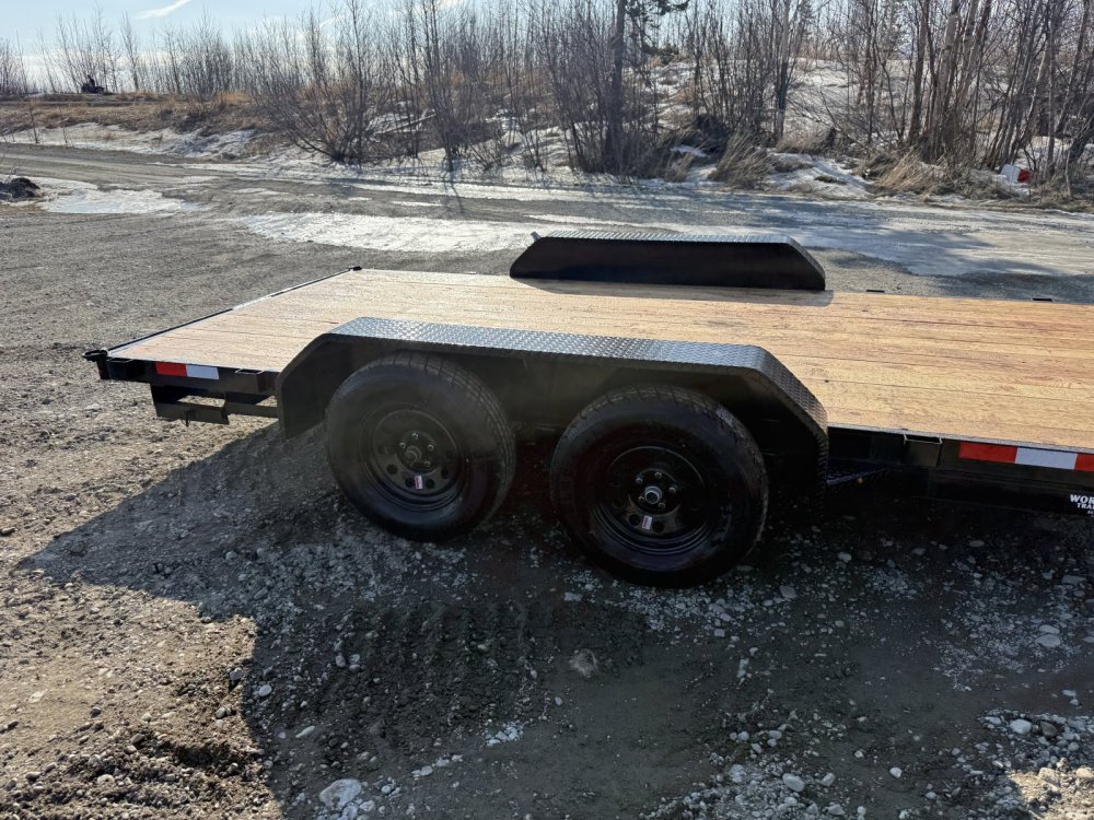 7x16 Workhorse Flatbed Car Hauler