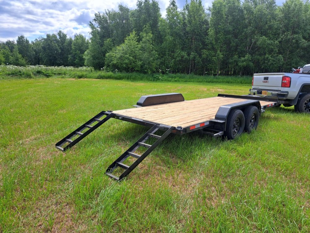 7x16 Workhorse Flatbed Car Hauler