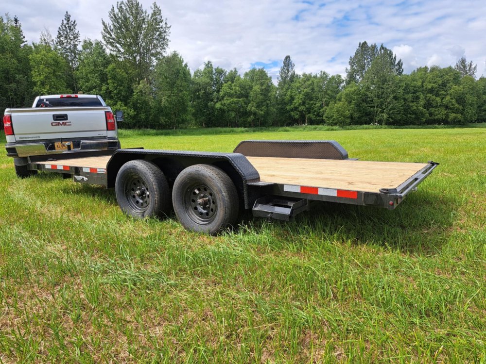 7x16 Workhorse Flatbed Car Hauler