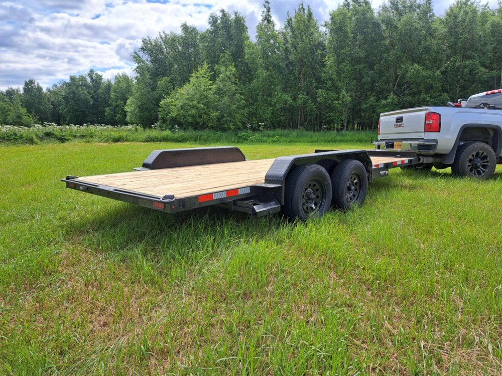 7x16 Workhorse Flatbed Car Hauler