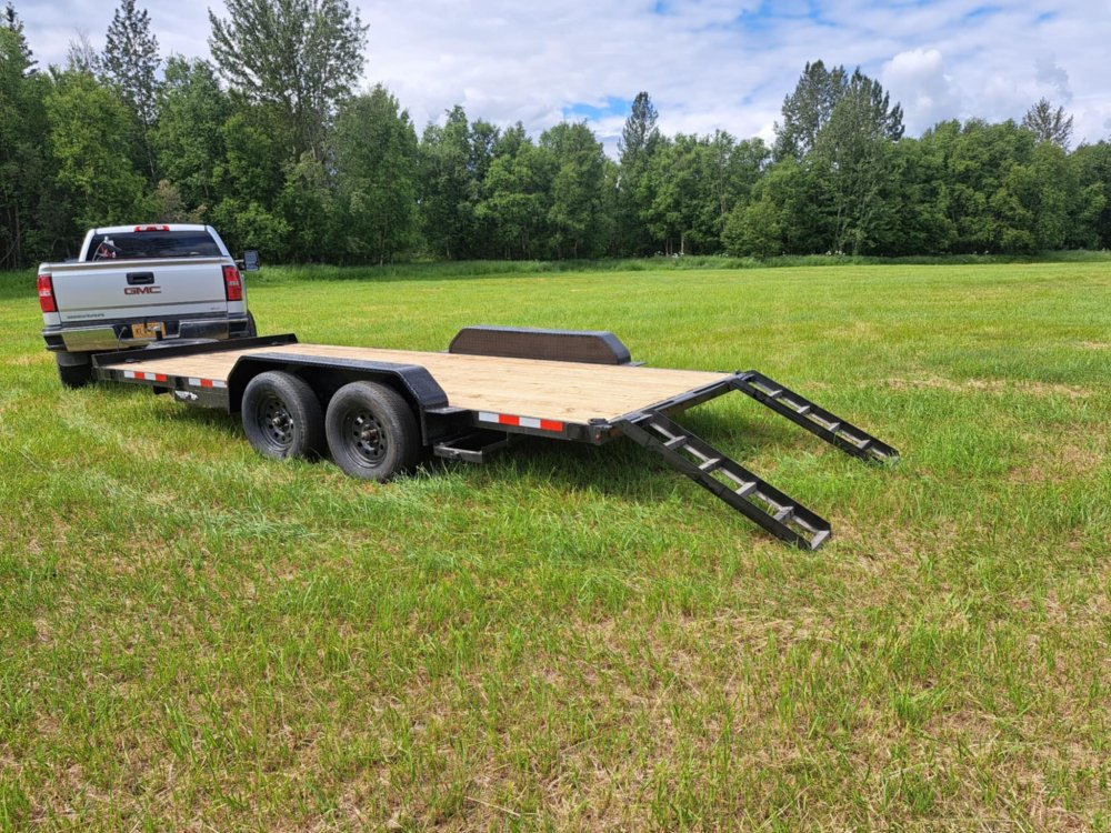 7x16 Workhorse Flatbed Car Hauler