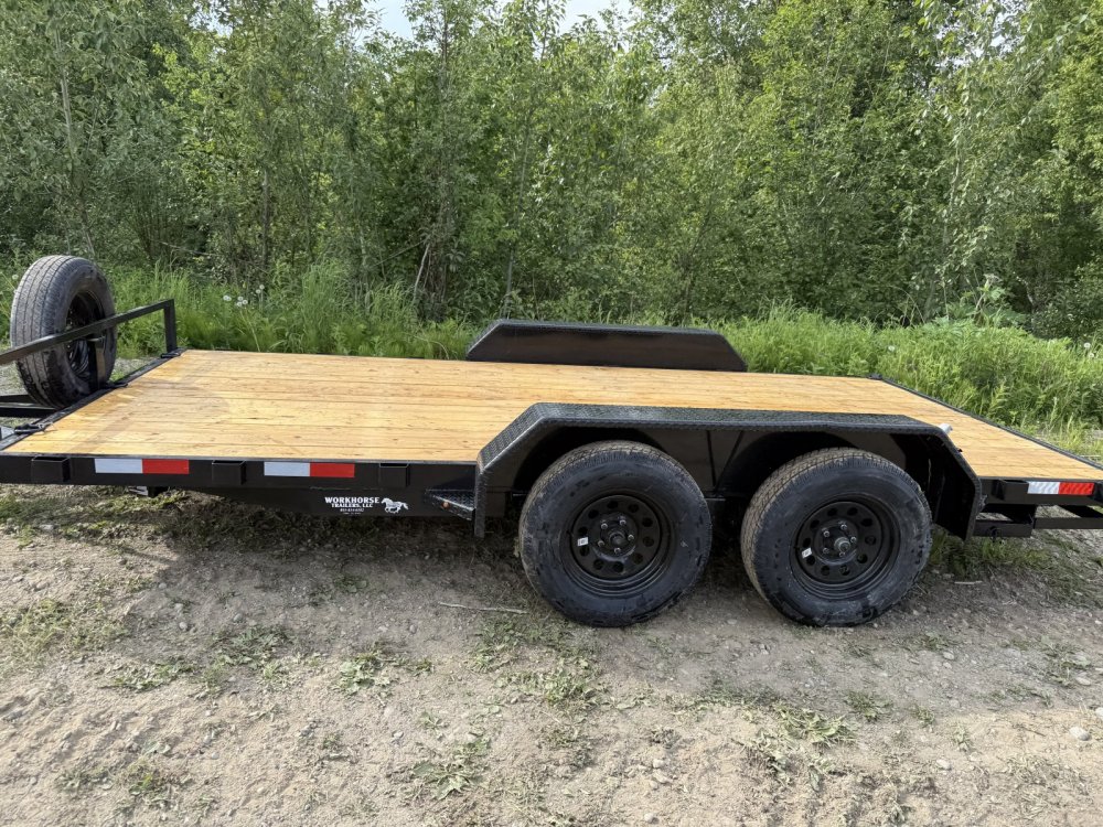 7x14 Workhorse Flatbed Car Hauler