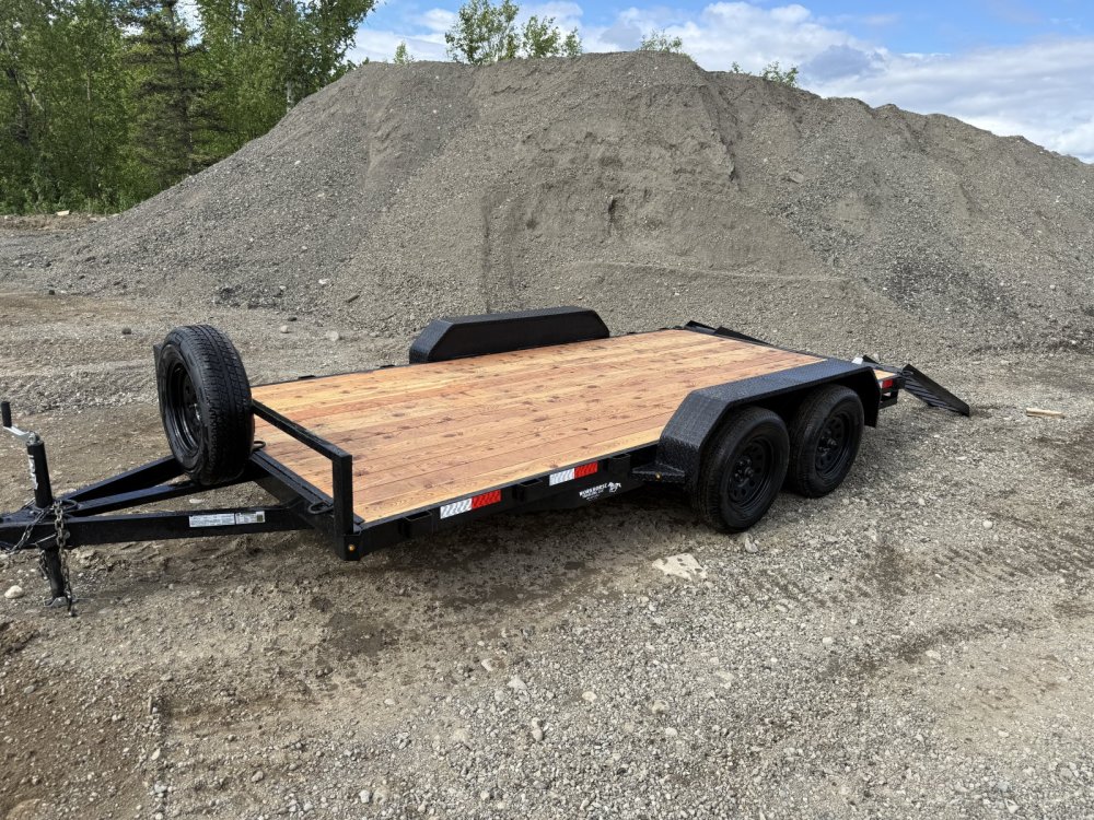 7x14 Workhorse Flatbed Car Hauler