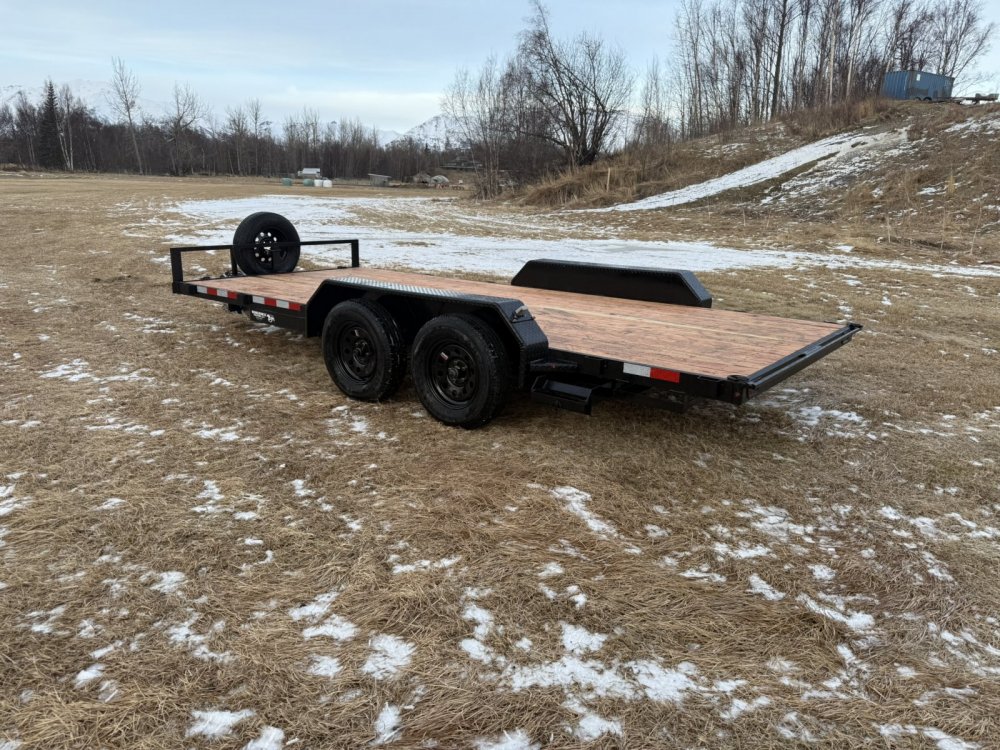 7x16 Workhorse Flatbed Car Hauler