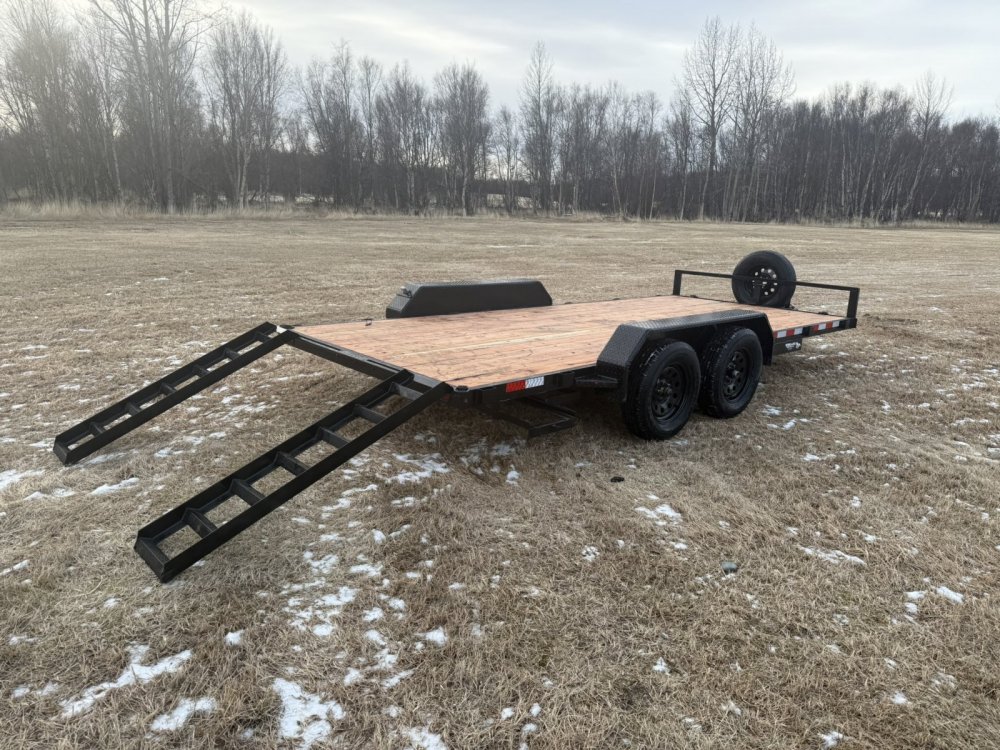 7x16 Workhorse Flatbed Car Hauler