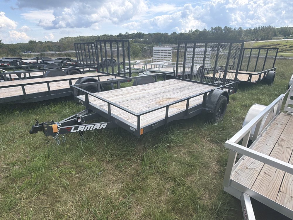 2026 Lamar 83X12 Single Axle Utility Trailer