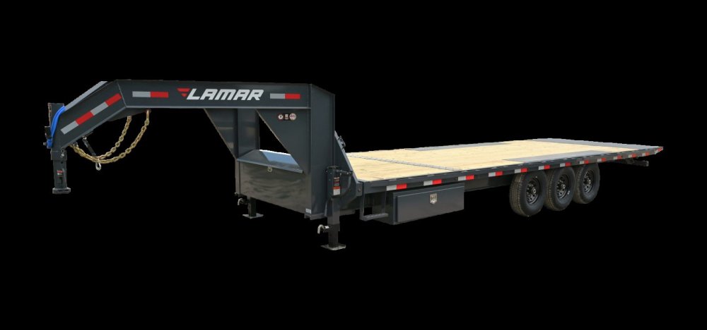 2026 Lamar 102X26 Gooseneck Deckover Tilt Deck Trailer