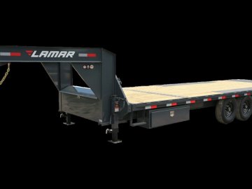 2026 Lamar 102X26 Gooseneck Deckover Tilt Deck Trailer