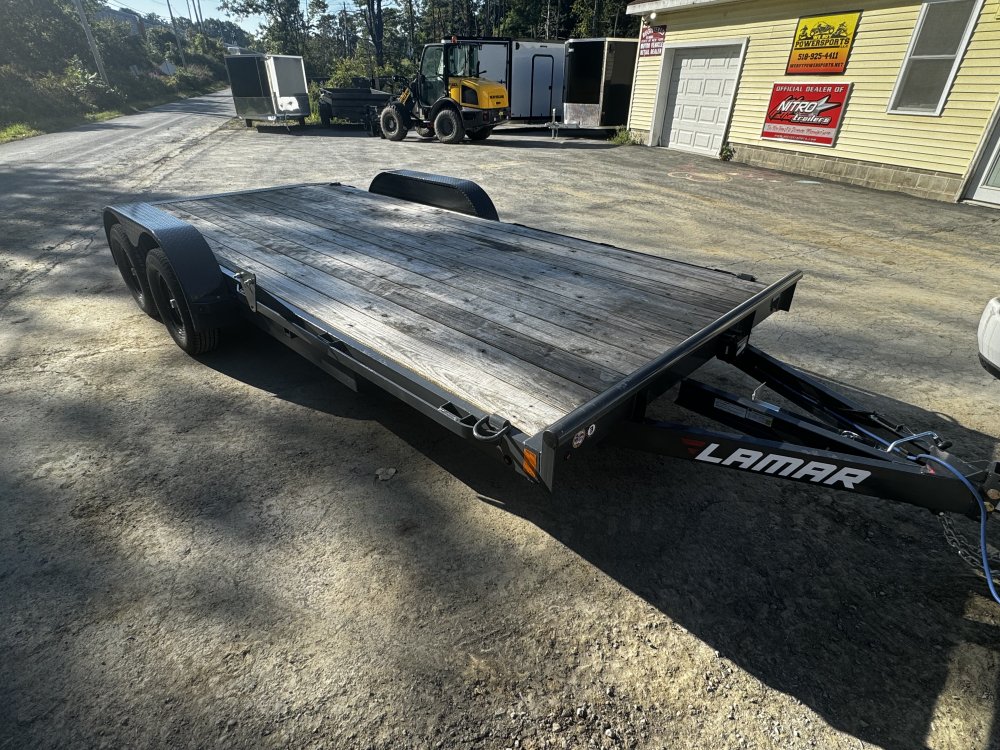 8'x18' lamer Flatbed Car Hauler