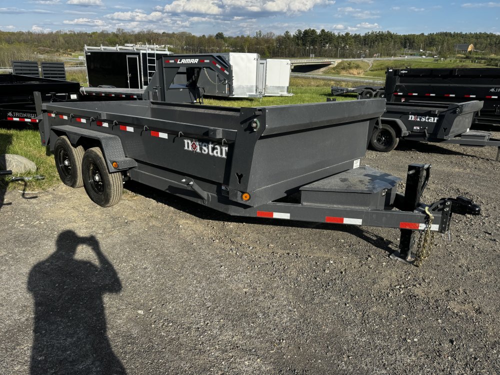 2026 Iron Bull 83x16 Dump Box Trailer