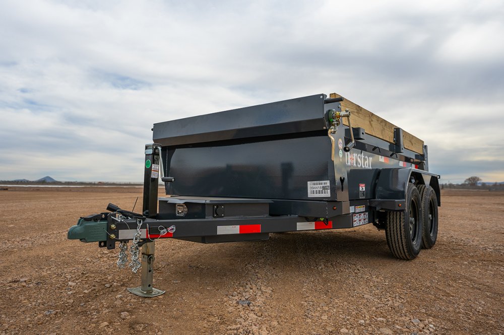 2026 Iron Bull 60x10 Dump Box Trailer