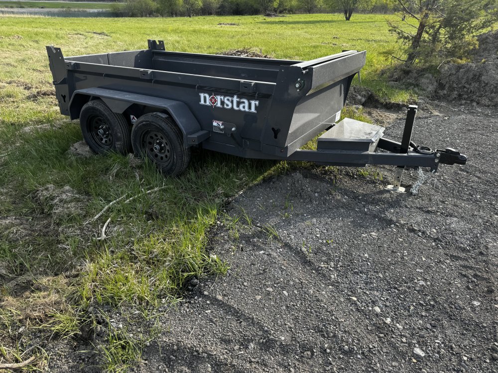 2026 Iron Bull 60x10 Dump Box Trailer